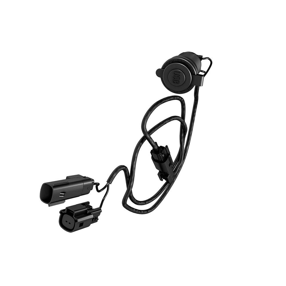 1PC USB Power Outlet Kit W/ Wiring Harness #860201261 For Ski-Doo Dual USB Ports