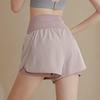 Women's Quick-Dry High-Waisted Loose Fitness Shorts - Breathable, Anti-Exposure, Casual Summer Yoga Pants