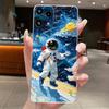 Casing For Nothing Phone 3a Lite Case Aesthetic Cute Cat Astronaut Transparent Soft Silicone Back Cover Phone3aLite Phone Case