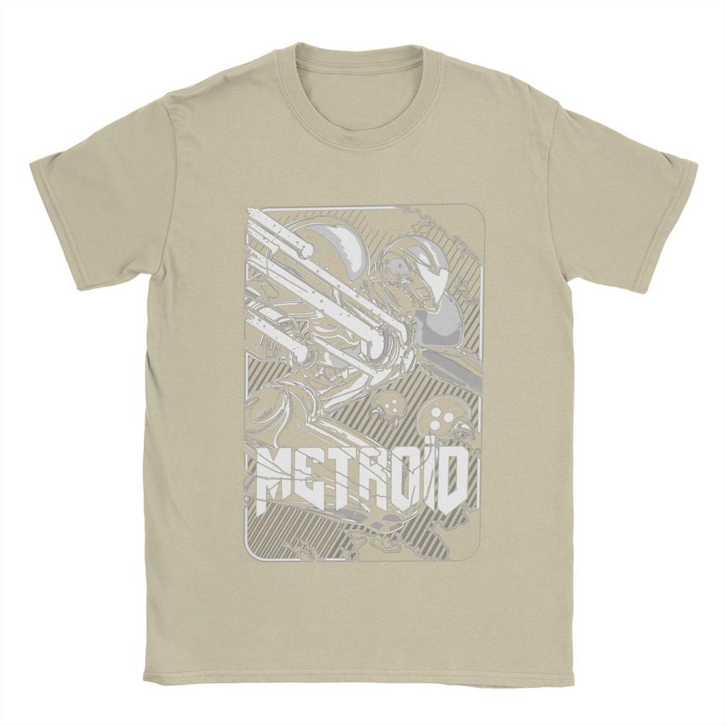 Мужская футболка Super Metroid, игровая футболка для отдыха, футболка с коротким рукавом и круглым вырезом, хлопковая одежда больших размеров