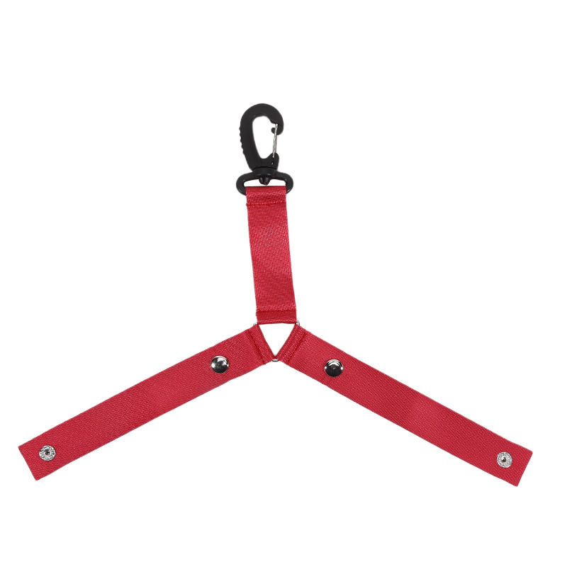 Cheerleading Pompom Holder Cheer Bag Organizer With Snapbutton Durable Hanger For Multiple Poms, Cheer Gear Accessory Girls