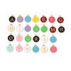 26-Piece A-Z Double-Sided Oil Drop English Letter Pendants for DIY Jewelry & Bracelets