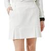 Skirt Cosmical Warm Hem Tuck Pleated Skirt ERC54110 White Main [June Andrope] Women's (10)