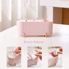 New Cotton Swab Makeup Box Desktop Make Up Container with Transparent Lid Organizer Storage Box for Cotton Swab/Cotton Pads
