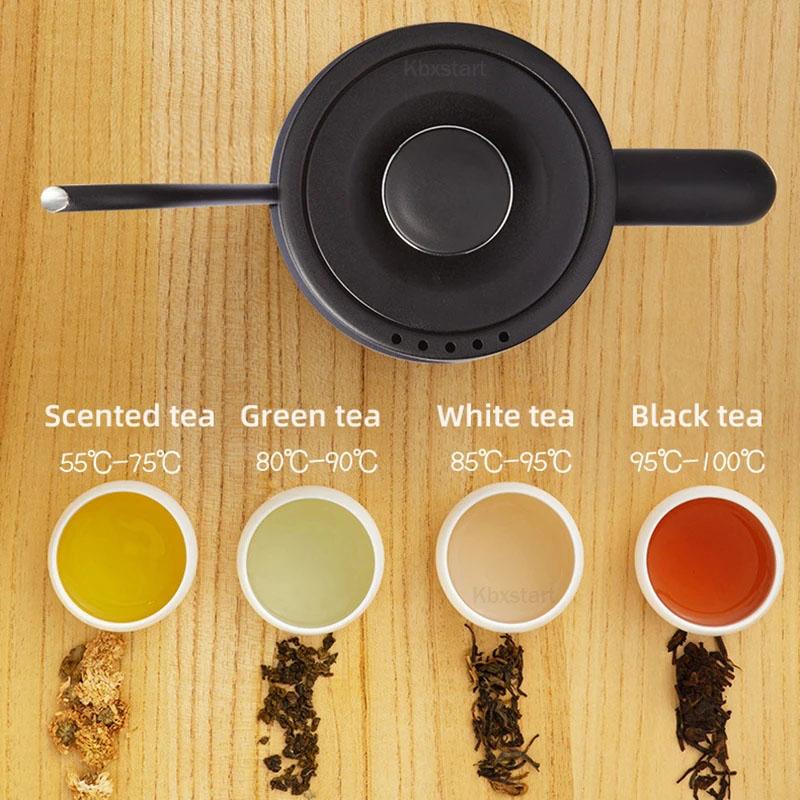 1200w Electric Kettle Gooseneck Jug Hand Brew Coffee Pot Thermo Pot Temperature-control Heating Water Bottle Smart Teapot 800ml