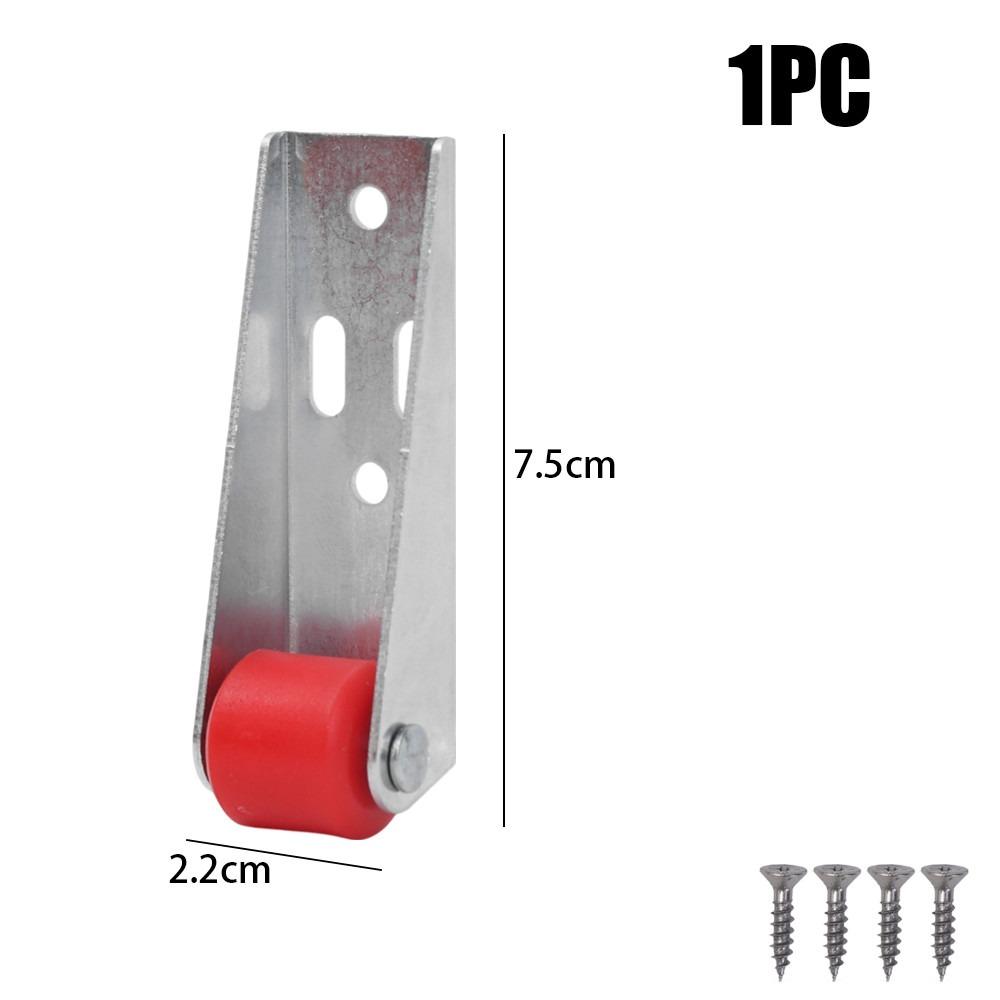 Направляющий ролик бокового крепления Опора для мобильной двери Поворотное колесо Мебельная роликовая опора для 1/2 шт.