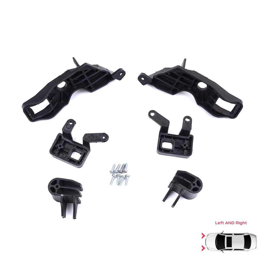 EHL582 Комплект кронштейнов для крепления фары, левая и правая сторона для Citroen C Elysee DD 2017-2024﻿ Facelift 9817298480