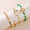Women Boho Geometric Chain Bracelets Set On Hand for Female Charm Bangle Bohemia Jewelry Gift
