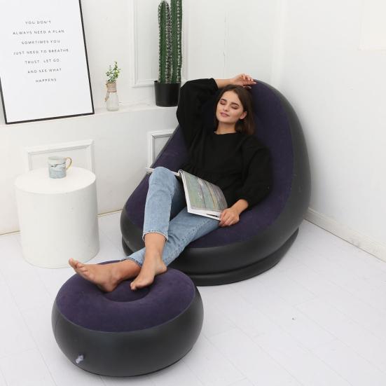 1 комплект надувной диван износостойкий водонепроницаемый ПВХ обеденный перерыв диван для отдыха комплект для дома