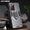 KEYSION Противоударный защитный чехол для Samsung Note 20 20 Ultra, силиконовый бампер с подставкой и кольцом, задняя крышка для телефона Galaxy Note 20 Ultra