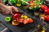 GLASS PLATE CUTTING BOARD 52x40 PEPPER