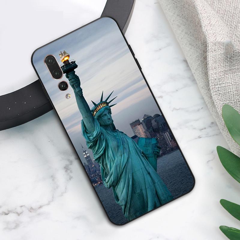 Чехол New York City для Huawei Nova 3i 7i 8i 11i 12i 9 10 SE Y73 Y90 Y70 Y72 Y61 Y91 P30 P40 Lite P60 Pro