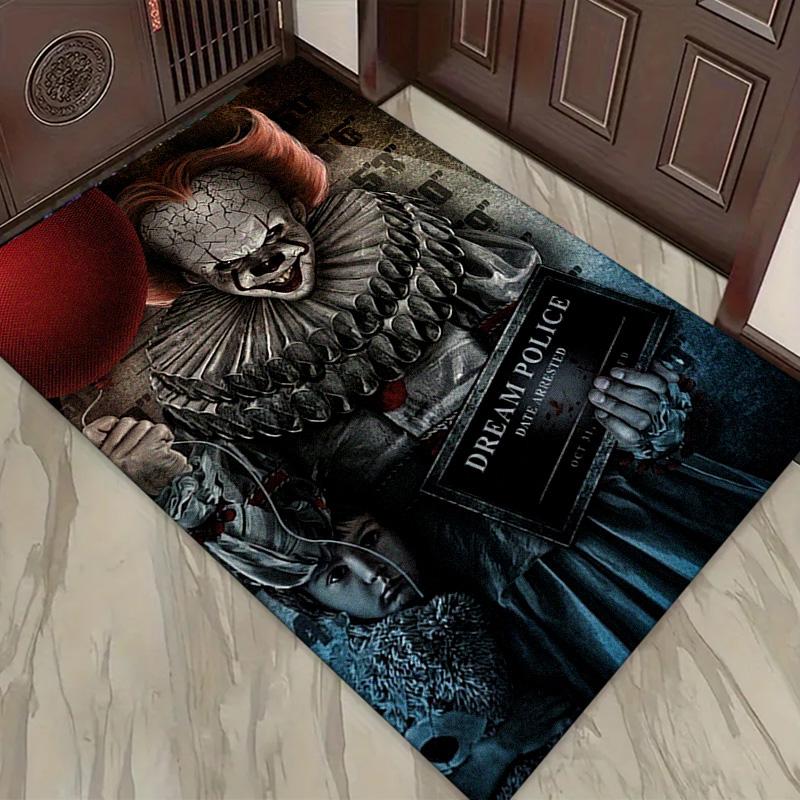 It Clown Carpet Rug for Living Room Bedroom Home Sofa Decoration,Kids play Non-slip Floor Mat