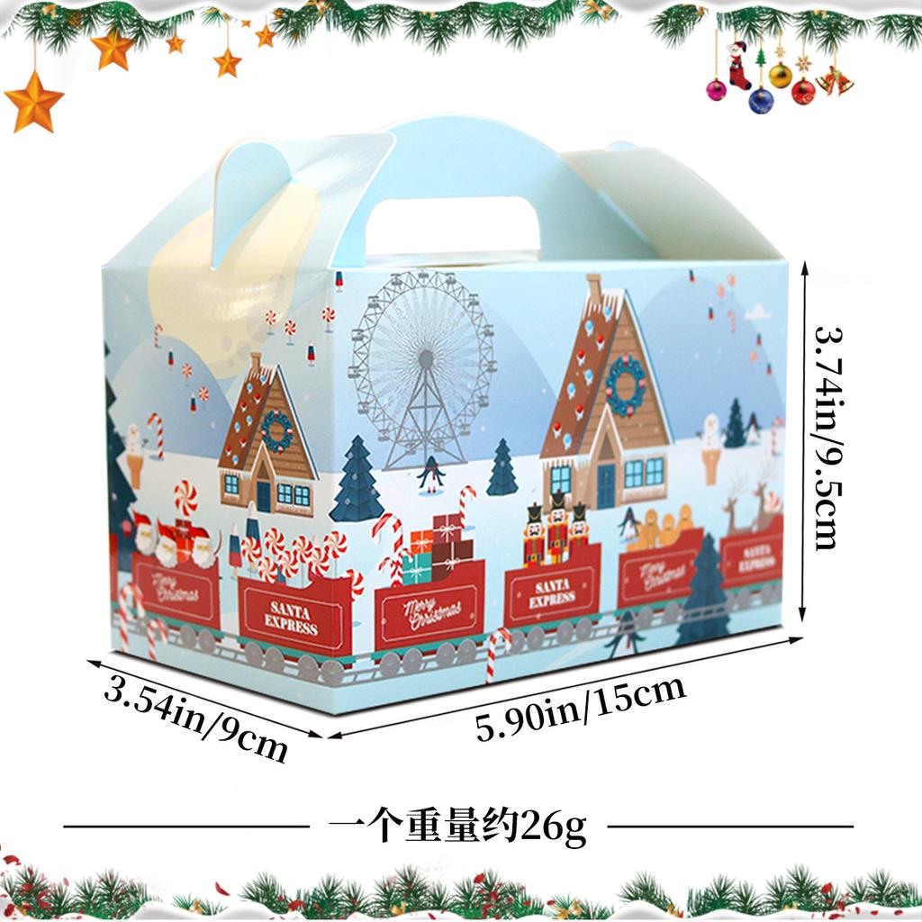 Christmas Decoration Cartoon Gift Box Candy Box Gift Box Carton Apple Gift Box Customization
