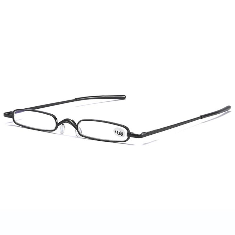 New Design Mini Superthin Reading Glasses Women Men Rectangle Full-rim Reading Glasses +0.75 To +4 Lentes Opticos Para Mujer