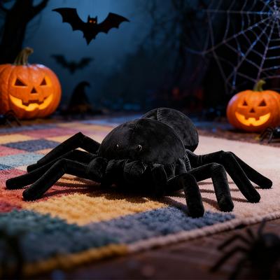 Плюшевая игрушка Паук Реалистичное Чучело Животное Реквизит для Розыгрыша Мягкая Кукла Мультяшный Страшный Подарок для Взрослых Детей Хэллоуин Вечеринка Дом Веселый Декор