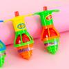 5/10/20Pcs LED Light-Up Spinning Top Battery Operated Educational Kids Flashing Plastic Spinning Top