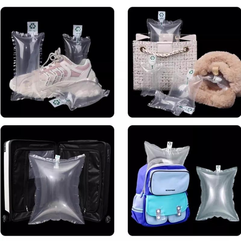 100 ШТ Надувной пакет-подушка Упаковка Пузырчатый пакет Подушка-вкладыш Упаковочный пакет Амортизирующий Воздушная подушка Пузырчатый пакет с несколькими спецификациями