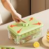 28 Grids Ice Cube Mold Press Ice Tray Bucket Multifunctional Ice Maker with One-touch To Release Portable Ice Box Ice Cube Tray