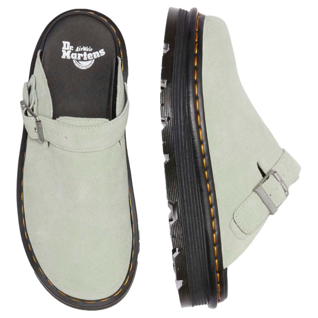 Dr. Martens Zebzag Suede Casual Slingback Platform Mules 'Sage Green' Men's 31937300