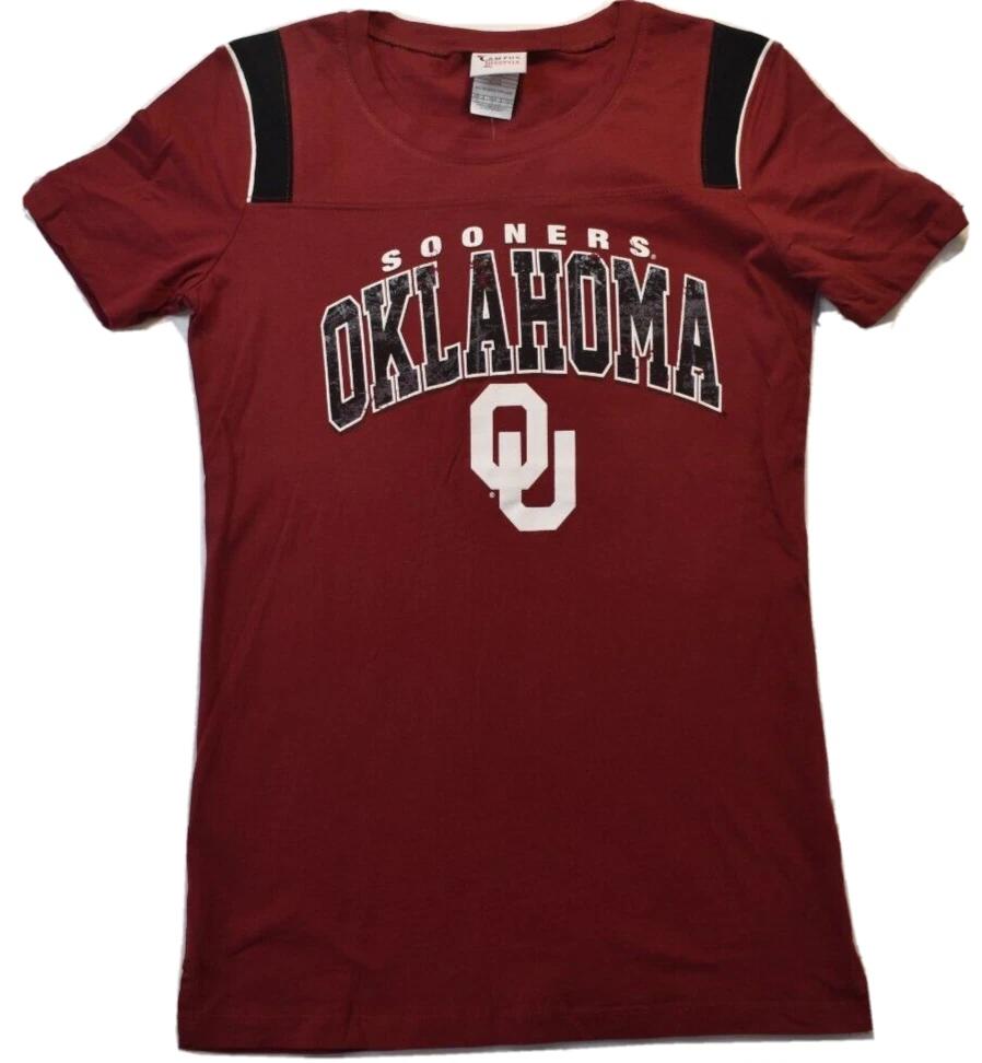 Campus Lifestyle Womens Oklahoma Sooners Shirt NWT S, M