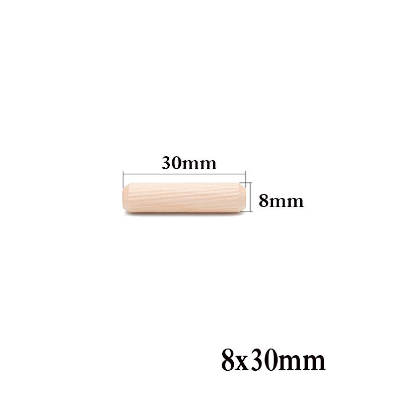 100/50 шт. Дюбель для деревообработки, штифты для рукоделия, набор стержней, мебельный штифт, штифт для деревянного шкафа, ящика, круглая рифленая древесина