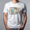 Футболка Word Art "Папа" Подарок на День Отца с Инструментами для Мастера Папы Цветная Типографика Футболка Летняя Мода Повседневная Мягкий Хлопок Футболки