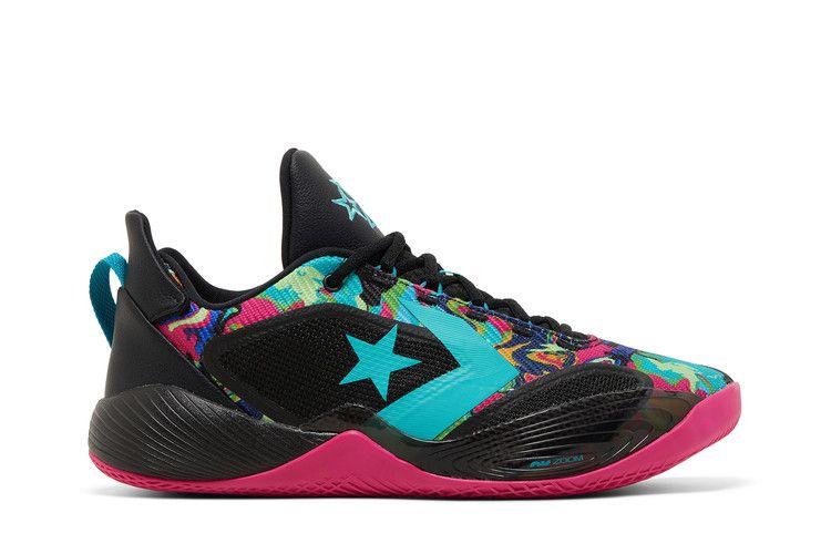 Converse All Star BB Shift Ox Black Pink Teal