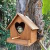 Handmade Bird Nest Box Hanging Parrot Nest House Dove Nest House Parrot Breeding Box  Balcony