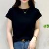 Women's Fashion Solid Color Short-Sleeved Top - 2025 Summer Collection