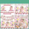 Birthday Farm Animal Party Decor With Banner Balloon Accessories Celebration Kid