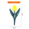 Simulation Tulip Flower Plastic Fence Fence Fence Garden Lawn Decoration Landscape Outdoor Courtyard Decorations