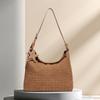 Autumn Hot Sale Single Shoulder Underarm Women's Bag New Handwoven Bag High-end Matte Suede Portable Tote Bag