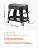 Mechanic Stool Rolling Workshop Seat 300 lbs Load with Wheels & Tool Tray