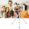 Portable 2 Section Flexible Aluminum Zinc Zinc Alloy Phone Selfie Tripod Selfie Stick Stand Holder Clip stand