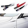 Для BMW 2 шт. Автомобильная наклейка M-значок Металлическая боковая наклейка для кузова автомобиля Для bmw M Наклейка X1 X3 X4 X5 X6 X7 e46 e90 f20 e60 e39 f10 Автоаксессуары