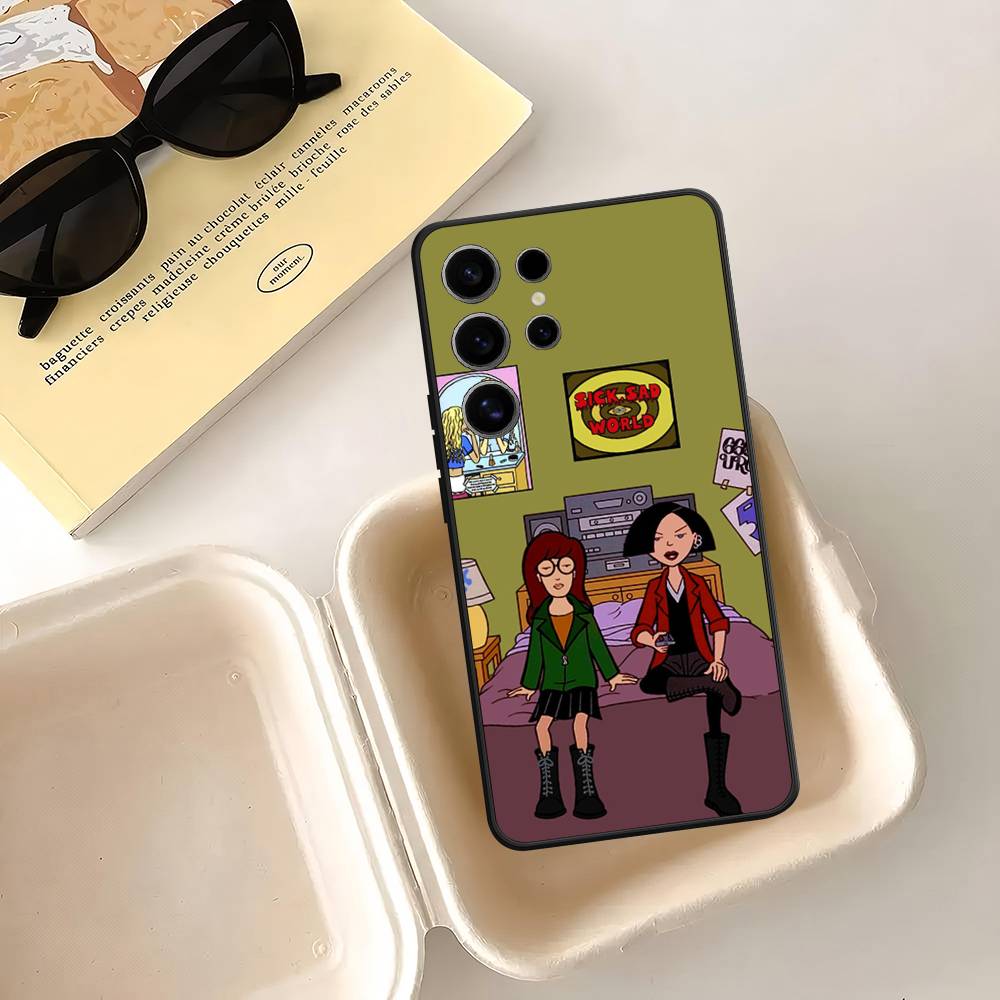 Кейс DARIA M-MORGENDORFFER для Samsung Galaxy Case S25 S23 S22 S21 S30 S20 S10 Ultra Plus FE Мягкое TPU покрытие