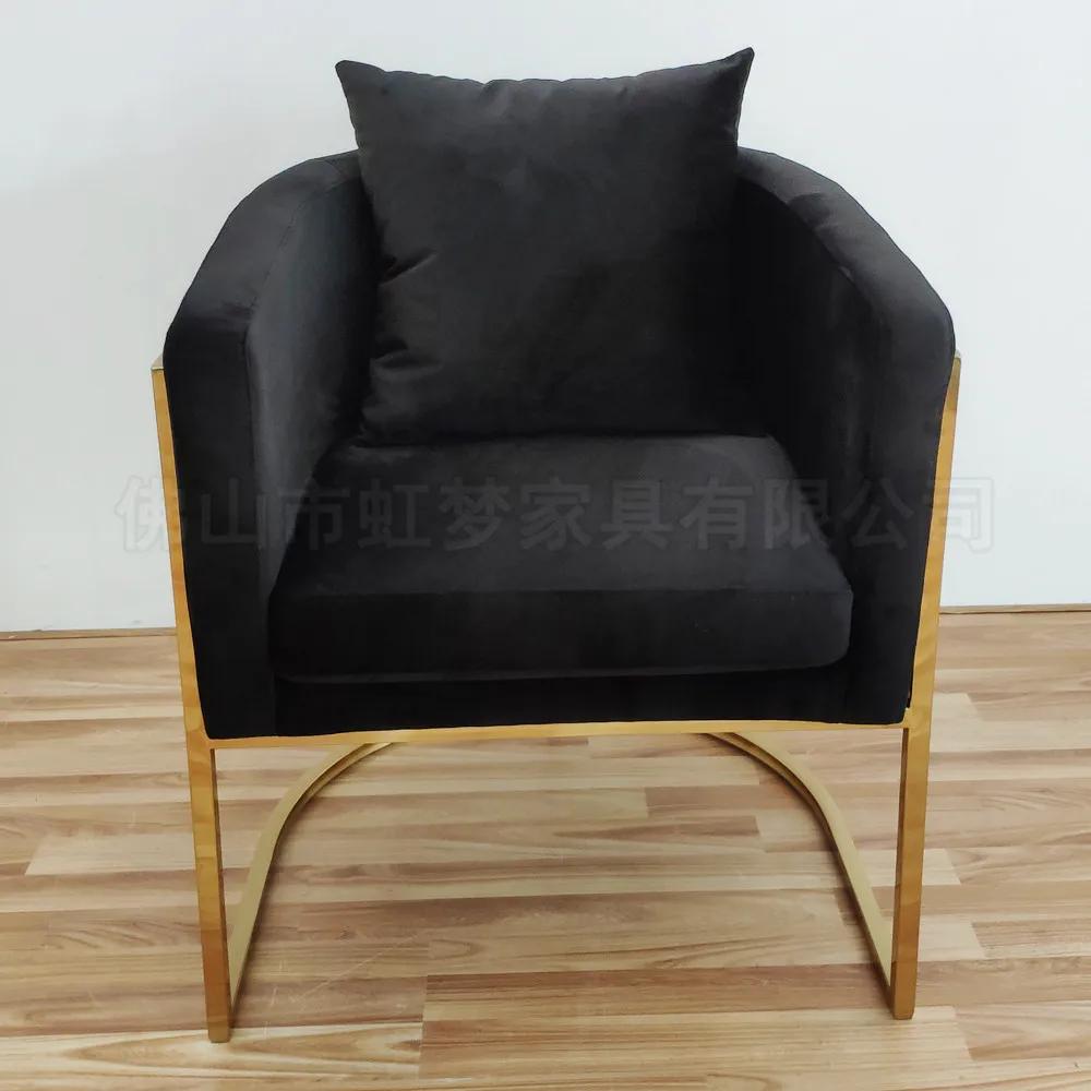 Стулья для гостиной в скандинавском стиле, тканевое легкое роскошное одноместное кресло для отдыха, мебель для гостиной, простое удобное кресло со спинкой