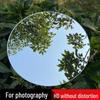 Самоклеящееся безрамное круглое зеркало для наружной фотосъемки и макияжа