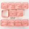 10Pieces Delicate Capybara Cookie Cutter Set Biscuits Stamp For Exciting Baking Projects And Pleased DIY Experience