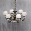 Dollhouse Mini Ceiling Lamp Exquisite Realistic Miniature Chandelier Model Toy for Dollhouse Decoration