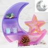 Large Crescent Moon Tray Resin Mold Moon Star Shelf Crystal Display Tray Jewelry Plate Resin Casting Molds Craft Tools