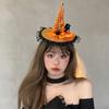 Lace Halloween Party Hair Band Headband Halloween Witch Hat Hair Hoop Cute   Lady