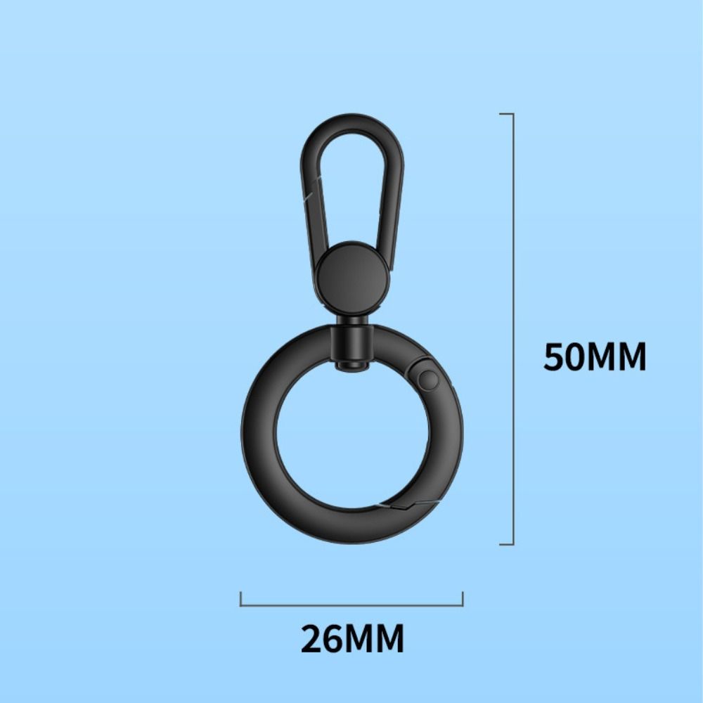 Stainless Steel Phone Lanyard Clip Patch Detachable 360° Rotatable Phone Case Hanging Rope Snap Ultra-thin Anti-lost