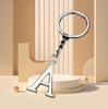 Elegant Zinc Alloy Letter Keychain - Unique Pendant Design for Women's Bags