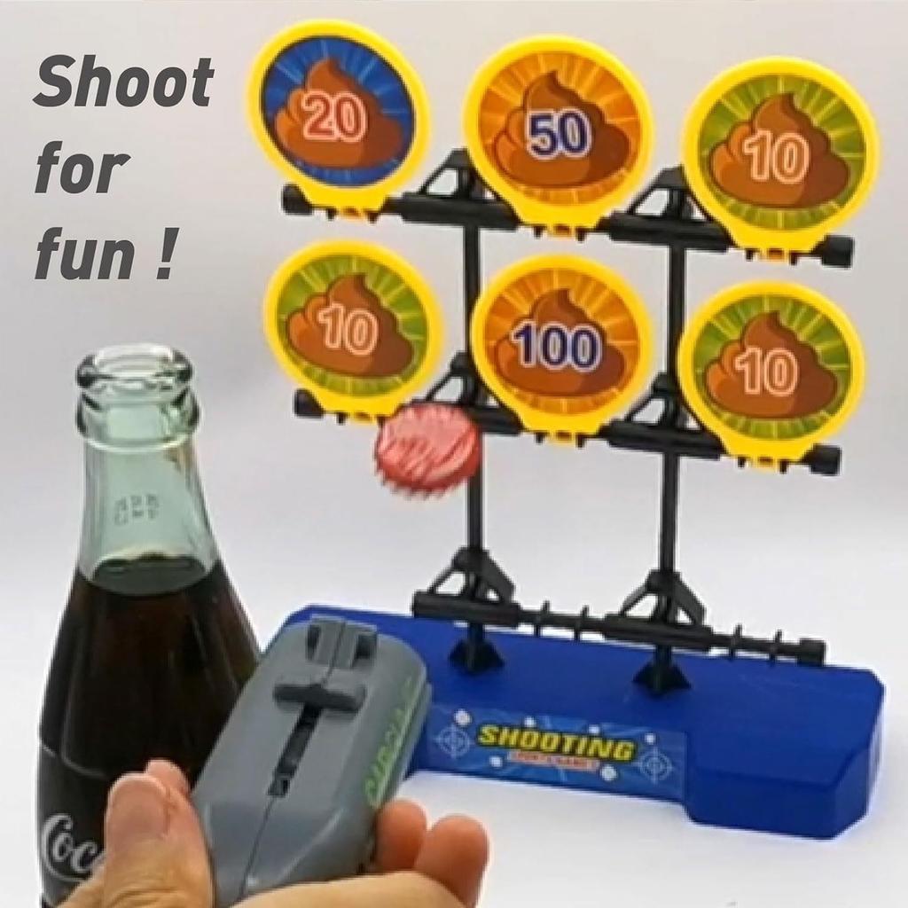 4pcs CapGun Bottle Opener, Plastic Beer Launcher, Fun Drink Game Accessories, Suitable for Family Gatherings, Bars, Outdoor Barbecues, Party Supplies