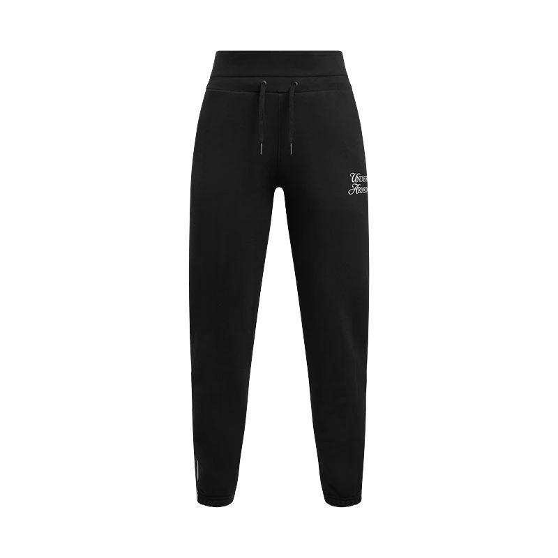 Under Armour SS25 Спортивные Удобные Повседневные Спортивные Брюки Женские брюки Черные 6005942-001