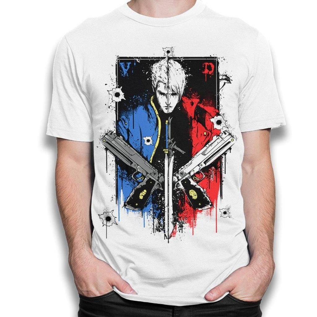 Футболка Devil May Cry Данте и Вергилий, Мужская Женская Унисекс Футболка