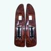 LC100 FJ100 Interior Wooden Window Switch Lifter Panel Cover For Toyota Land Cruiser 100 2003 2004 2005 2006 2007 08 Accessories