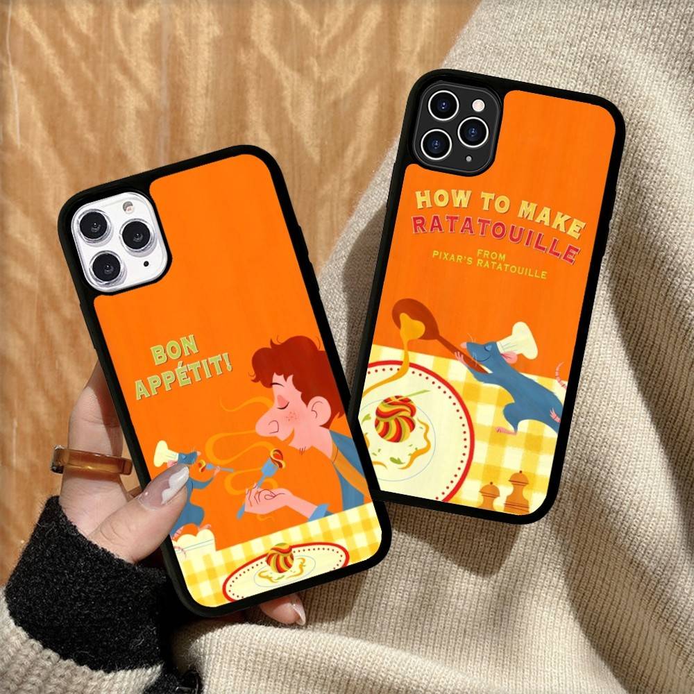 Чехол для телефона PC+TPU с изображением Реми из Рататуя Для IPhone 11 12 13 14 15 16 17 Plus Pro Max